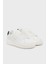 Logolu Deri Sneaker Ayakkabı YW0YW0194701W Bayan Ayakkabı YW0YW01947 01W 2