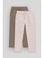Standart Fit 2li Paket Camel-Taş Erkek Çocuk Chino Pantolon - 11272 1