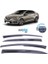 Sunplex Renault Megane 4 Sedan 2016 ve Üzeri Spor Cam Rüzgarlığı 4 Prç. 1