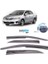 Sunplex Toyota Corolla 2007-2012 Spor Cam Rüzgarlığı 4 Parça 1