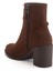 Kadın Topuklu Bot Kahve Süet Hazır Taban Yan Tokalı 5