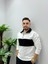 Erkek Yeni Sezon Parçalı Regular Kalıp Fermuarlı Sweatshirt Tüylenme Renk Solması Yapmaz 2