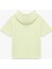 Pamuklu Kısa Kollu Baskılı Kapşonlu Oversize Sweatshirt 2