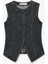 Pamuklu Slim Fit Kolsuz Bisiklet Yaka Denim Yelek 1