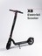 X8 Elektrikli Scooter - Max 700 W Çıkartılabilir Batarya Özellikli Scooter 2