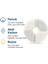 Auvc 2.4l Papatya Su Sebili Uyumlu Yedek Filtre 3'lü Paket, 127X38X5MM, Beyaz 3