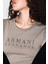 Taşlı Logolu % 100 Pamuk Slim Fit Bisiklet Yaka T Shirt Bayan T Shirt XW001349 AF17173 U6242 4