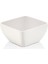 42125.CW - Corona 6'lı Krem Beyaz Kare Kase 12,5X12,5 Cm, Thermoset Melamin 1