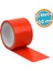 Tamir Bandı 100 mm x 10 mt Çok Amaçlı Güçlü Yapışkanlı Suya Dayanıklı Onarım Yalıtım Bandı Kırmızı 1
