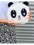 Peluş Yastık Minnoş Yavru Panda Figürü ile Sevimli Kalp Tasarımı 3