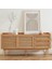 Woodendecoration Arya Konsol – Retro Stil Hasır Kapaklı Ahşap Mobilya 1