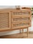 Woodendecoration Arya Konsol – Retro Stil Hasır Kapaklı Ahşap Mobilya 5