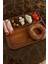 Oaklin Ahşap ( 1.sınıf Kalite Kayın Ağacı ) Servis Tabağı, Sunum Tabağı, Kahvaltı Tabağı 32X24CM 1