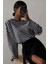 Siyah Çizgili Sweatshirt MG2572 2