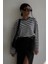 Siyah Çizgili Sweatshirt MG2572 5