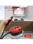 Yüksek Isı Basınçlı Buharlı Temizlik Cihazı 2500W Kırmızı 2