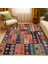 Çok Renkli Geometrik Şekilli Şönil Halı – Salon ve Mutfak Halısı 8