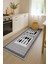 Gri Kitchen Yazılı Halı – Süpürgeyle Kolay Temizlenen Modern Tasarım 1