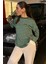 Yeşil Çizgili Sweatshirt MG2572 1