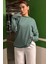 Yeşil Çizgili Sweatshirt MG2572 2