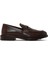 Erkek Kahverengi Deri Casual Loafer 25WFD750018 1