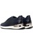 Erkek Lacivert Bağcıklı Kalın Tabanlı Deri Sneaker 25WFD622214 5