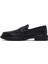 Erkek Siyah Deri Casual Loafer 25WFD710318 2