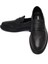 Erkek Siyah Deri Casual Loafer 25WFD710318 9