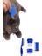 Msa-Shop 4'lü Bit Pire Tarağı Set Kedi Köpek Evcil Hayvan Tüy Toplayıcı Mavi 5