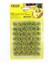 7043 Çim Öbekleri, Sarı Flok Çiçekler, Mini Set Xl, 42 Adet, 9 mm Diorama Malzemesi 1