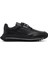 Erkek Siyah Bağcıklı Kalın Tabanlı Deri Casual Sneaker 25WFD622318 1