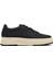 Erkek Siyah Bağcıklı Kalın Tabanlı Deri Sneaker 25WFD6124FT 1