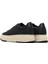 Erkek Siyah Bağcıklı Kalın Tabanlı Deri Sneaker 25WFD6124FT 5
