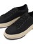 Erkek Siyah Bağcıklı Kalın Tabanlı Deri Sneaker 25WFD6124FT 10