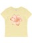 Fleur D'hibiscus Baskılı, Çiçek Desenli Baby Tee Crop Top 1