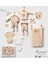 Organik 10 Parça Ayıcık Desenli Unisex Hastane Çıkışı 1