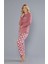 Kadın %100 Pamuk Uzun Kollu Pijama Takımı 09-271 1