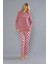 Kadın %100 Pamuk Uzun Kollu Pijama Takımı 09-271 2
