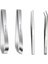 Şef Cımbızı Seti 4lü Düz ve Eğik Şef Cımbızı Balık Cımbızı Yassı Düz Penset Gıda Pastacılık Seti 1