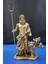 Hades Heykel Biblo Tasarım – 25 cm Mitolojik Obje Hediyelik Eşya Ev Dekor Altın 1