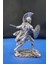 Mitolojik Tasarım Achilles (Aşil) - Ev Ofis Dekoratif Hediyelik Aksesuar (28 Cm) Gümüş 4