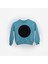 Unisex, 100% Koton, Çocuk, Oversize, Janti Fox Patchleriyle Tasarlanabilir Indigo Sweatshirt 1