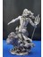 Mitolojik Tasarım Poseidon - Ev Ofis Dekoratif Hediyelik Aksesuar (26 Cm) Gümüş 4