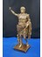 Sezar Augustus Roma Imparatoru Heykeli - 33 cm Dekoratif Biblo, Ev & Ofis Hediyelik Aksesuar Altın 2