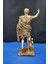 Sezar Augustus Roma Imparatoru Heykeli - 33 cm Dekoratif Biblo, Ev & Ofis Hediyelik Aksesuar Altın 5