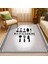 Gri Kitchen Yazılı Dekoratif Mutfak Halısı – Kaymaz ve Yumuşak 6