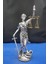 Themis Adalet Tanrıçası Heykeli – 30 cm Avukatlar Için Dekoratif Biblo, Ev & Ofis Aksesuarı Gümüş 1