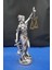 Themis Adalet Tanrıçası Heykeli – 30 cm Avukatlar Için Dekoratif Biblo, Ev & Ofis Aksesuarı Gümüş 6