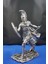 Achilles (Aşil) Mitolojik Tasarım - Ev Ofis Dekoratif Hediyelik Aksesuar (19 Cm) Gümüş 2