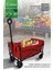 KFM-390 Katlanır Portatif Taşıma Aracı Kırmızı Çelik Malzeme ile 50 kg Taşıma Kapasitesi 3